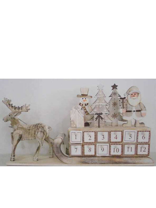 JK Home Decoration Aca Selbstgemachter Holz-Adventskalender