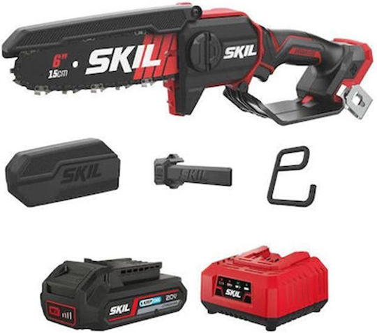 Skil Κλαδευτικό Αλυσοπρίονο Μπαταρίας 1x2.5Ah Brushless 20V 1.2kg με Λάμα 15cm