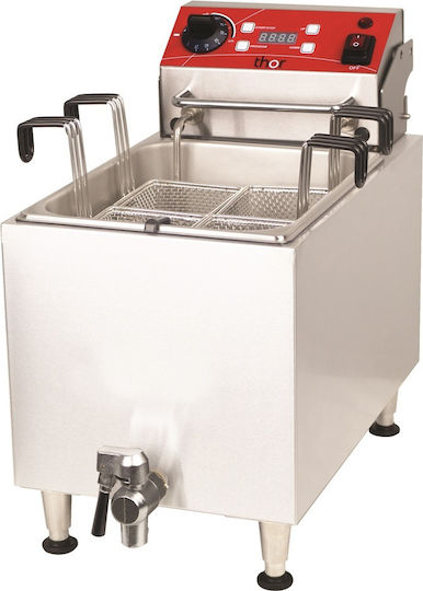 Boiler de gătit pentru paste cu capacitate 8lt și putere maximă 9kW 28x52x40cm