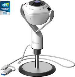 J5 Create 360° Full HD 1080p Λευκή J5 Create 360° Full HD 1080p Λευκή