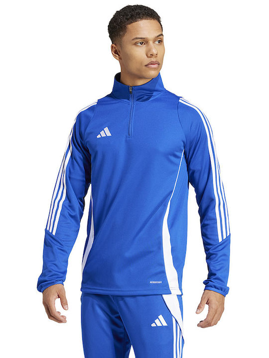 Adidas Tiro 24 Men's Athletic Long Sleeve Blouse Blue