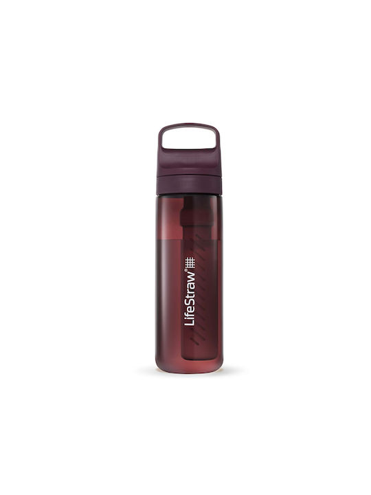 Lifestraw Παγούρι Πλαστικό με Στόμιο και Φίλτρο 650ml Μπεζ