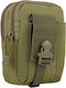 Militärische Tasche Taille aus Polyester Grün 1Es
