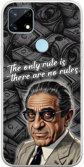 Brilliant Business Minds - Aristotle Onassis Задна корица Силикон Многоцветен (Realme 7i)
