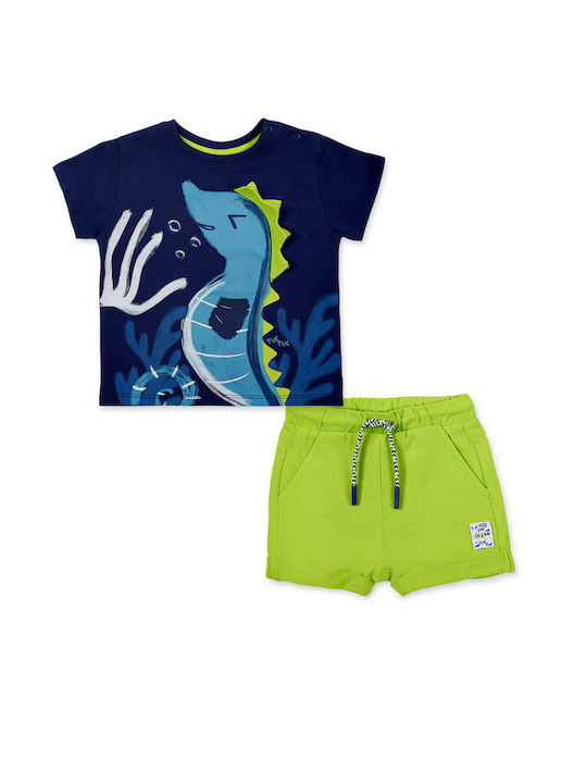 Tuc Tuc Kids Set with Shorts Summer 2pcs Blue