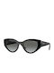 Vogue Sonnenbrillen mit Schwarz Rahmen und Schwarz Verlaufsfarbe Linse VO5566S W44/11