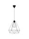 Heronia Dm-01 Pendul de iluminat O singură lumină Negru