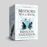 Mistborn Quartet Boxed Set the Alloy of Law Shadows of Self the Bands of Mourning the Lost Metal Brandon Sanderson 0409