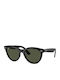 Ray Ban Wayfarer Feminini Ochelari de soare cu Negru Cadru și Verde Lentilă
