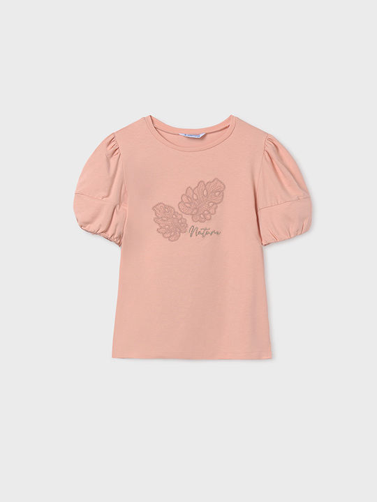 Mayoral Kids Blouse Short Sleeve Pink