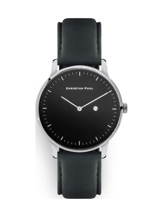 Christian Paul Uhr Batterie mit Lederarmband