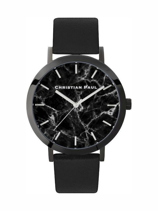Christian Paul Uhr Batterie mit Lederarmband