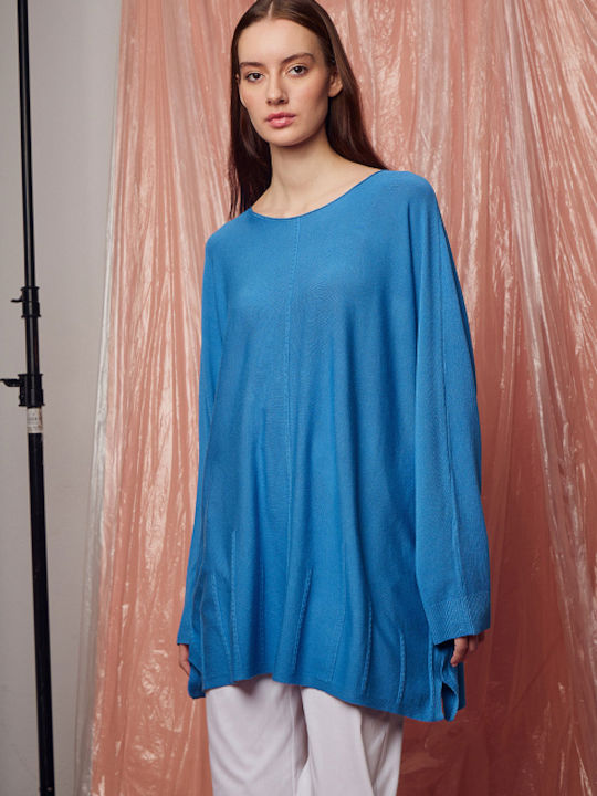 Desiree Women's Blouse Long Sleeve Blue