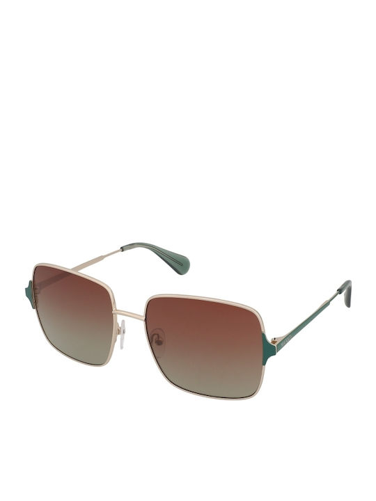 Max & Co Women's Sunglasses with Gold Metal Fra...