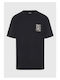 Funky Buddha Herren T-Shirt Kurzarm Schwarz