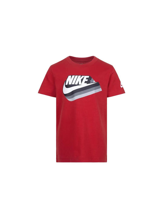 Nike Futura Ss Tee Παιδικό T-shirt Κόκκινο