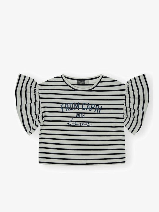 Kids' Crop Top Short Sleeve Multicolour