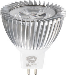 GloboStar Smart Λάμπα LED για Ντουί GU5.3 και Σχήμα MR16 Ψυχρό Λευκό 300lm Dimmable