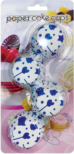 Array Karamellpapiere für Cupcakes Papier 5x5cm 00101498 6pcs