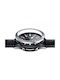 Spigen Chrono Schild Silber Aluminium Gehäuse für Samsung Galaxy Watch 3 45mm Schwarz