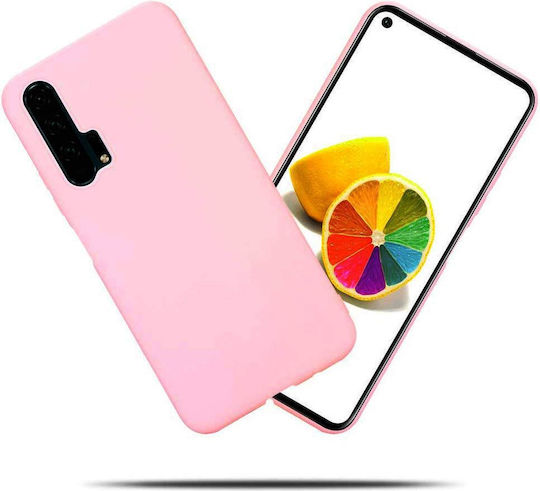 Back Cover Silicone Pink (Huawei Nova 5T / Honor 20)