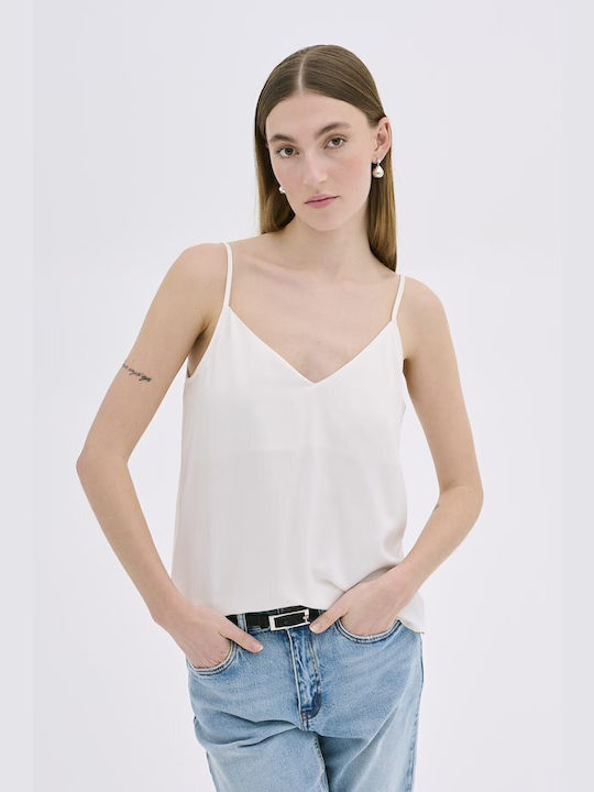 My Essential Wardrobe Women's Summer Blouse White