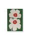 Marimekko Unikko 60th Anniversary 433007 Lucrat manual Covor De exterior Rectangular Verde