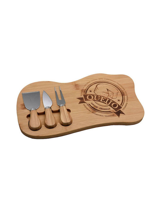 XM-Casa Wooden Cheese Serving Platter 33x18x2cm