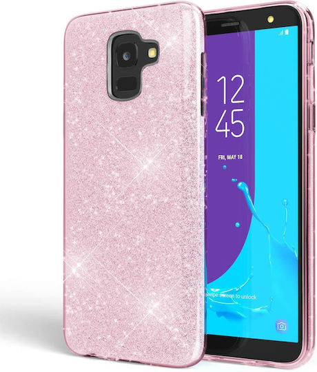 Forcell Back Cover Πλαστικό Ροζ (Galaxy J6)