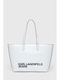 Karl Lagerfeld Women's Bag Shoulder White