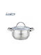 Heinner Amira Deep Stainless Steel Pot 2.6lt / 18cm
