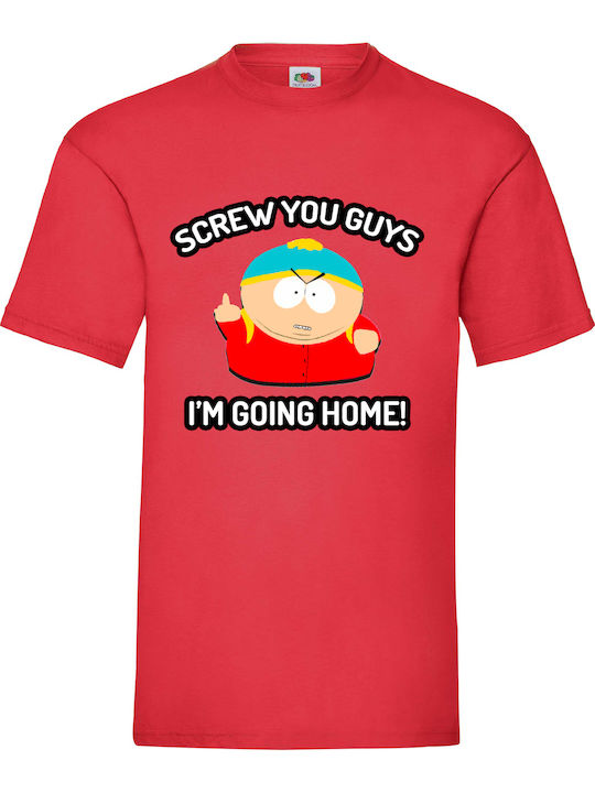 Red Tshirt South Park Screw You Guys Original F...