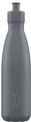 Chilly's Sports Sticlă Termos Oțel inoxidabil Grey Gymnastics Bottle Grey 500ml 23103