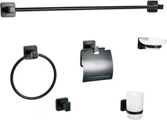 Wall-mounted Металик Черен Бански Комплект 6 Бройки Wall-mounted Металик Черен Бански Комплект 6 Бройки