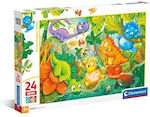 As Company Puzzle 24 Pieces Maxi Supercolor Dinos Happy Oasis - 1200-28524