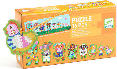 Djeco Sorting Puzzle From Smallest To Largest "Animals On The Farm"