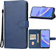 Wallet Δερμάτινο / Δερματίνης / Σιλικόνης Μπλε (TCL 40 SE)