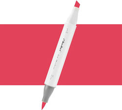 Ohuhu Honolulu Brush & Chisel Cadmium Red R160 6mm