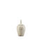Decorative Vase Beige 17x17.15cm