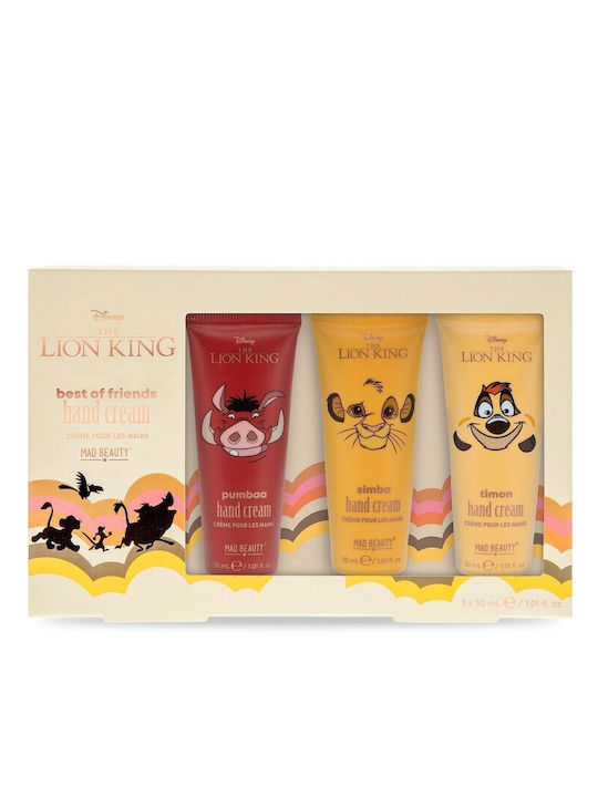 Σετ Κρέμες Χεριών Mad Beauty Lion King 3τεμ.x30ml