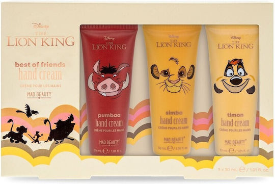 Σετ Κρέμες Χεριών Mad Beauty Lion King 3τεμ.x30ml