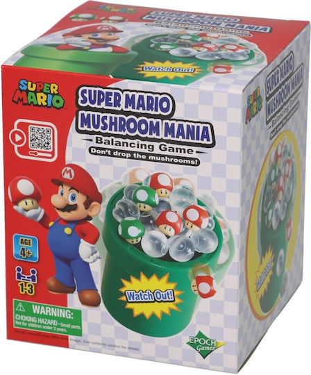 Board Game Super Mario Mushroom Mania for 1-3 Players 4+ Years Old (EN) Epoch Toys