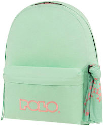 Polo Original Scarf Σακίδιο Σχολική Τσάντα Πλάτης Γυμνασίου - Λυκείου σε Πράσινο χρώμα 2024