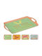JK Home Decoration Πλαστικός Δίσκος Σερβιρίσματος 24x32cm