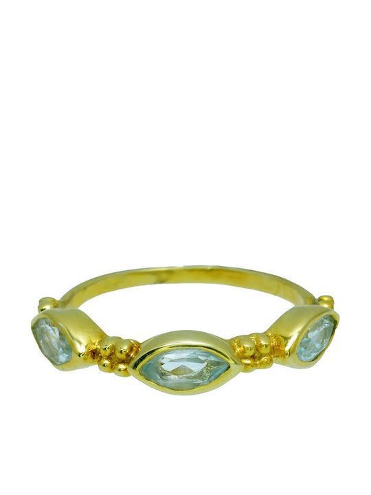 Elor Ring made of Silver Gold Plated