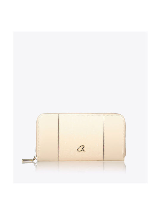 Axel Large Women's Wallet Beige