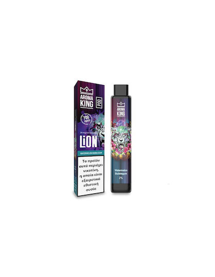 Aroma King Ηλεκτρονικό Τσιγάρο μιας Χρήσης 700 Εισπνοών Watermelon Bubblegum 2ml 20mg