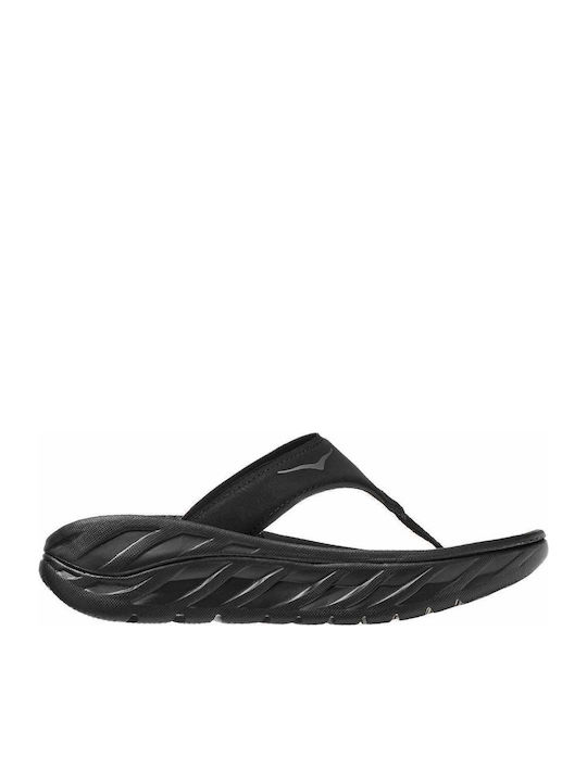 HOKA Ora Recovery Σαγιονάρες Μαύρες