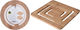 Excellent Houseware Σουπλά Μαγειρικών Σκευών Bamboo