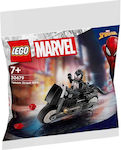 Lego Marvel Venom Street Bike pentru 7+ ani